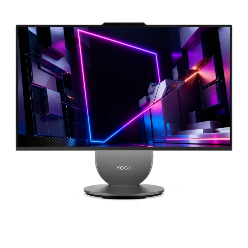 All-in-One Consumer Lenovo Yoga AIO 27IPH11 cu procesor Intel Core Ultra 7 356H pana la 4.7 GHz, 27 inch, QHD, 32 GB, Intel Graphics, FreeDos, Grey, 3 ani Garantie
