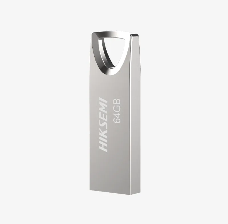 MEMORIE USB 2.0 HIKSEMI 64 GB, carcasa metalica, argintiu, "HS-USB-M200/64G" (timbru verde 0.03 lei)
