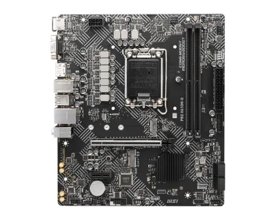 Placa de baza MSI PRO H610M-G, Socket LGA1700, DDR5, mATX, Negru "PRO H610M-G"