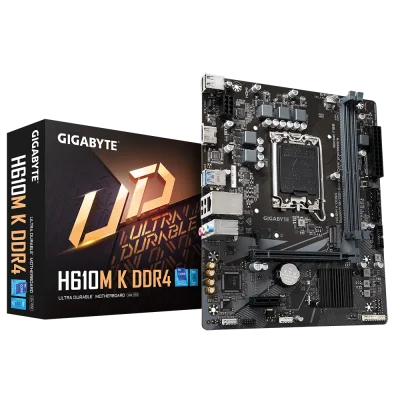 Placa de baza Gigabyte H610M K, Socket 1700, DDR4, Micro-ATX