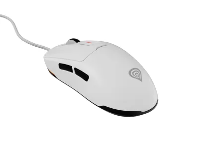 Mouse Gaming GENESIS Krypton 660, 12000 DPI, Alb