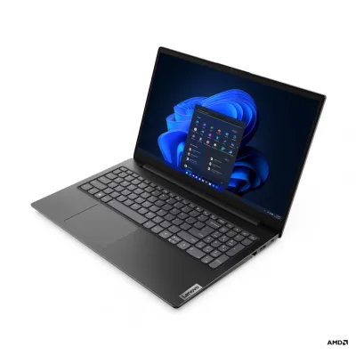 Laptop SMB Lenovo V15 G4 ABP, cu procesor AMD Ryzen 7 7730U, 15.6'' IPS, 16 GB DDR4, 512 GB, AMD Radeon Graphics, Fara OS, 3 ani Garantie