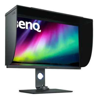 Monitor Consumer BenQ SW321C, 31.2", 3840 x 2160 pixeli, Grey, 3 ani Garantie