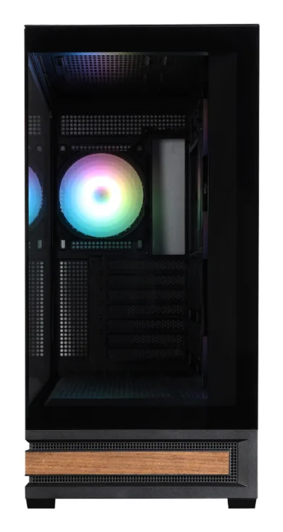 CARCASA Zalman "P40 NAMU", middle tower, gaming, fara sursa, suporta 10xfan, 4xfan inclus, PSU shroud, afisaj electronic, USB Type-C x 1, USB 3.1 gen1 x 2, audio+mic, 7 sloturi expansiune, negru, "P40 NAMU Black" (timbru verde 0.32lei)