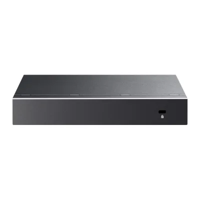 SWITCH PoE TP-LINK, 5 porturi Gigabit (1-Port PoE++ in si 4 PoE+ out), IEEE 802.3at/af, buget PoE 66W maxim, carcasa metalica "TL-SG1005P-PD" (timbru verde 2 lei)