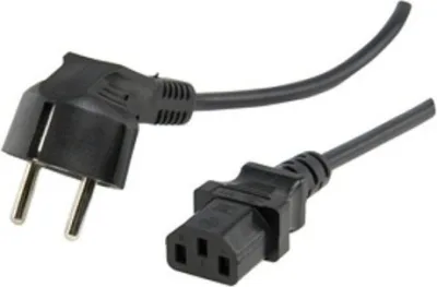 CABLU alimentare GEMBIRD 3m, intrare Shucko, iesire C13, 10A, certificare VDE, bulk, black, "PC-186-VDE-3M" (timbru verde 0.8 lei)