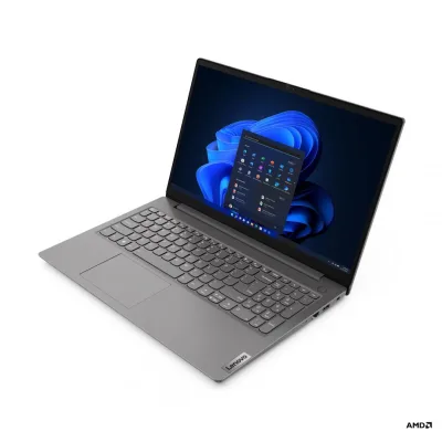 Laptop SMB Lenovo V15 G4 ABP, cu procesor AMD Ryzen 7 7730U, 15.6'' IPS, 16 GB DDR4, 512 GB, AMD Radeon Graphics, Fara OS, 3 ani Garantie