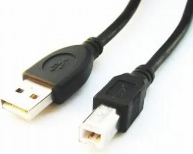 CABLU USB GEMBIRD pt. imprimanta, USB 2.0 (T) la USB 2.0 Type-B (T), 3m, conectori auriti, negru, "CCP-USB2-AMBM-10" / 45505978 (timbru verde 0.18 lei)