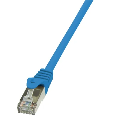 PATCH CORD FTP LOGILINK Cat5e, cupru-aluminiu, 1 m, albastru, AWG26, ecranat "CP1036S" (timbru verde 0.08 lei)