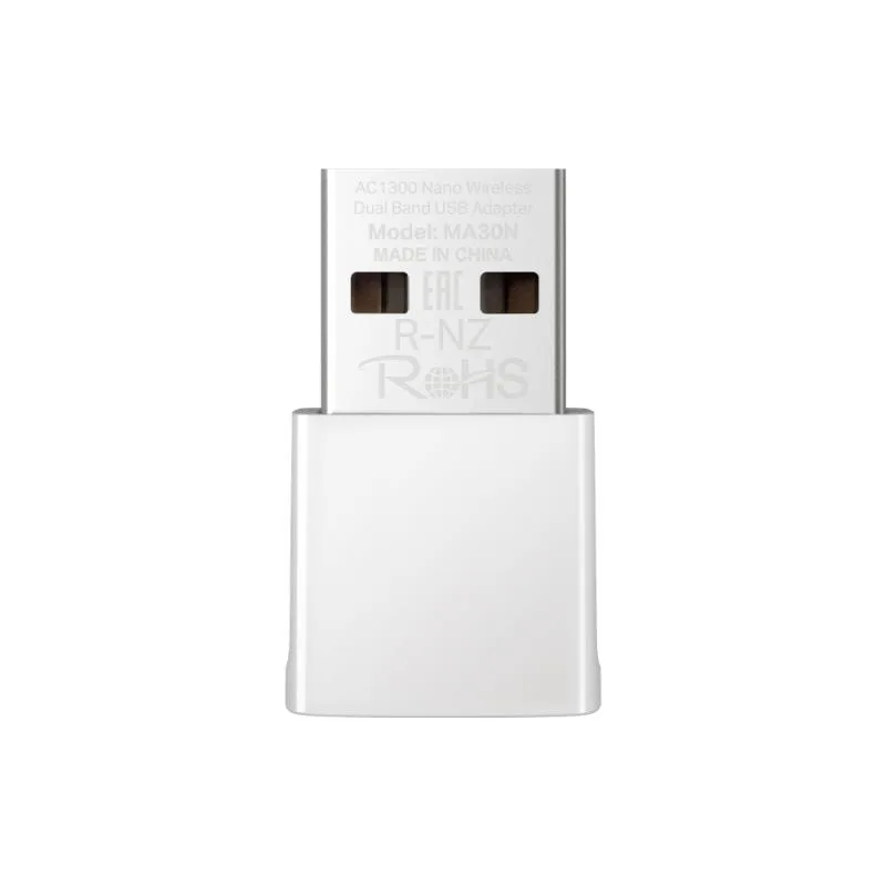 USB Adapter Mercusys AC1300 Nano Wireless Dual Band USB Adapter, Gigabit, Dual - band, WiFi 5 - AC