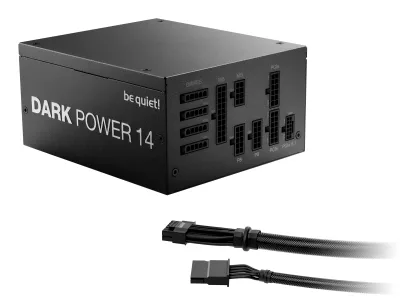 SURSA be quiet "Dark Power 14", 1000W,  certificare 80 Plus Titanium, Full bridge + LLC + SR + DC/DC,  fan 135mm Silent Wings, negru, "BP020EU" (timbru verde 4 lei)