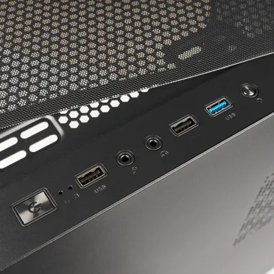 CARCASA SPACER - gaming, Middle Tower, ATX, "SHIELD", fara sursa, sticla securizata, fara ventilatoare, USB 3.0 x 1, USB 2.0 x 2, HD-AUdio, Jack 3.5mm x 2 ,"SPCS-GC-SHIELD-NF"