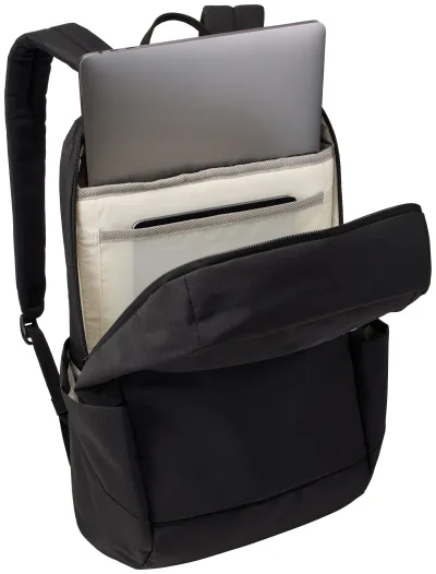 RUCSAC THULE, pt. notebook de max. 15.6 inch, 1 compartiment, buzunar frontal | buzunar lateral x 2, waterproof, poliester, negru, "TLBP216 BLACK" / "3204835"
