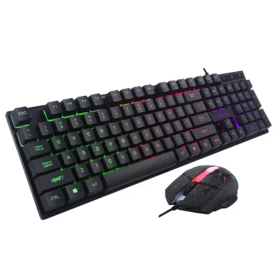 Kit Wired tastatura si mouse SPACER SP-GK-01, taste numerice, Negru