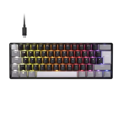Tastatura Da CORSAIR CLIPPER PRO MINI 60, Nu, Cu fir, Negru