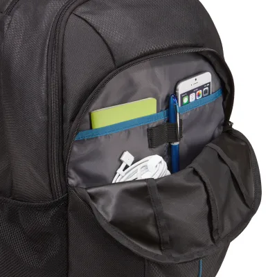 RUCSAC CASE LOGIC, pt. notebook de max. 17.3 inch, 2 compartimente, buzunar frontal | buzunar lateral x 2 | buzunar dorsal, waterproof, poliester, negru, 3203405 "PREV-217 BLACK/MIDNIGHT" 45504690