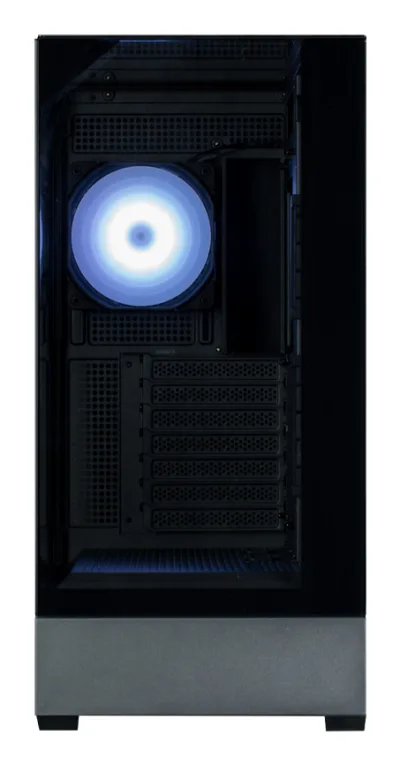 CARCASA Zalman "P40 Prism Plus", middle tower, gaming, fara sursa, suporta 9xfan, 4xfan inclus, PSU shroud, afisaj electronic, USB Type-C x 1, USB 3.1 gen1 x 2, audio+mic, 7 sloturi expansiune, negru, "P40 Prism Plus Black" (timbru verde 0.32lei)
