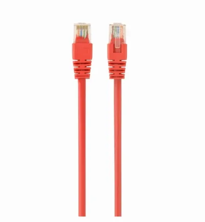 PATCH CORD UTP SPACER Cat5e, cupru-aluminiu, 0.25 m, rosu, AWG26, "SP-PT-CAT5-0.25M-R" (timbru verde 0.08 lei)