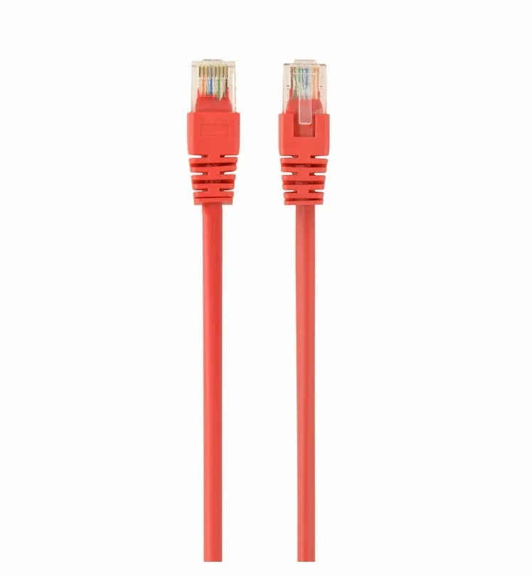 PATCH CORD UTP SPACER Cat5e, cupru-aluminiu, 0.25 m, rosu, AWG26, "SP-PT-CAT5-0.25M-R" (timbru verde 0.08 lei)