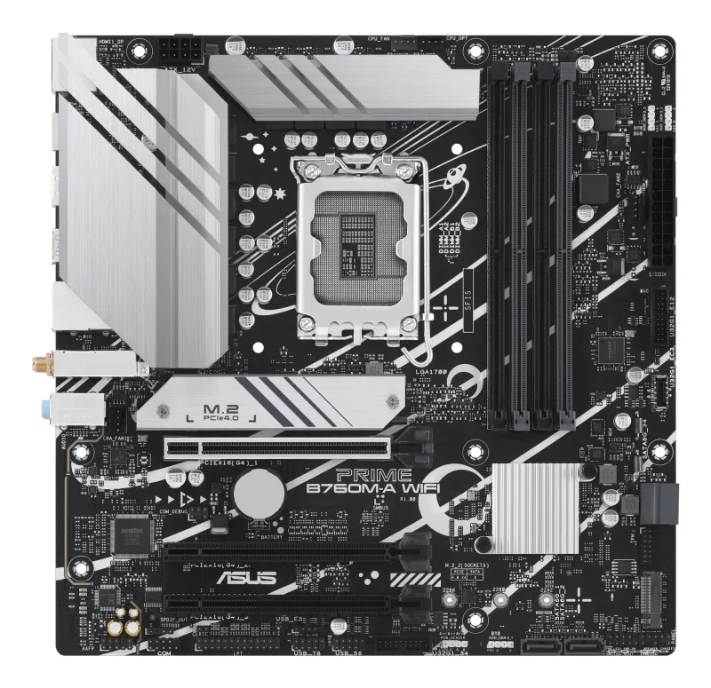 Placa de baza Prime B760M-A WIFI, Intel B760M, Socket LGA 1700, mATX "90MB1EL0-M0EAY0"