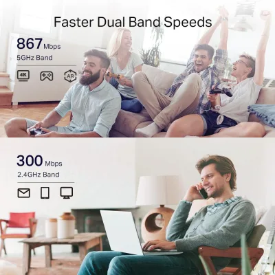 Range Extender TP-Link RE330, Gigabit, Dual-band, WI-FI