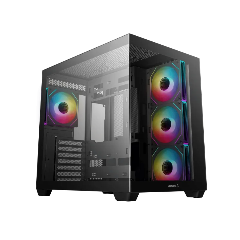Carcasa DEEPCOOL CG530 4F, RGB, Mid Tower, Black