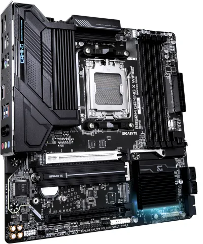 Placa de baza GIGABYTE B850M GAMING X WIFI6E, AM5, DDR5, BT, mATX, Negru "B850M GAMING X WF6E"