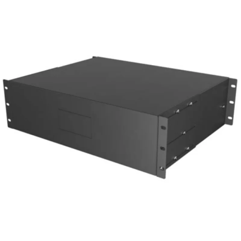 Drawer Lanberg 19", RAL color RAL7035, maximum load 90 kg, Range of adjustment  360 - 610 mm