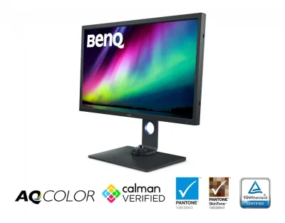 Monitor Consumer BenQ SW321C, 31.2", 3840 x 2160 pixeli, Grey, 3 ani Garantie