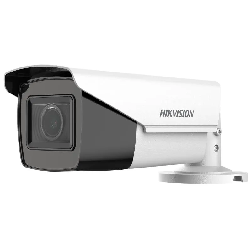 Camera de supraveghere Bullet 5MP Hikvision DS-2CE19H0T- AIT3ZF(2.7-13.5MM)(C), lentila varifocala: 2.7-13.5mm, iluminare min: 0.01 Lux @ (F1.6, AGC ON), 0 Lux cu IR 40m, iesire TVI/AHD/CVI/CVBS, alimentare: 12 VDC±15%, 24 VAC±15%, Max 8.8 W, protectie: