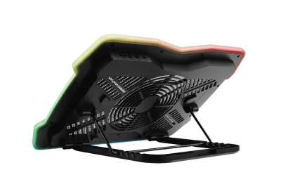 Stand racire Laptop Trust GXT 1126 Aura Multicolour-illuminated, negru