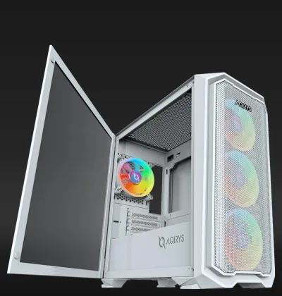 Carcasa Aqirys Wezen Midi Tower White RGB