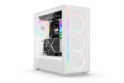 CARCASA be quiet "Shadow Base 800 FX", middle tower, gaming, fara sursa,  PSU shroud, 7 sloturi expansiune, alb, "BGW64" (timbru verde 0.32lei)