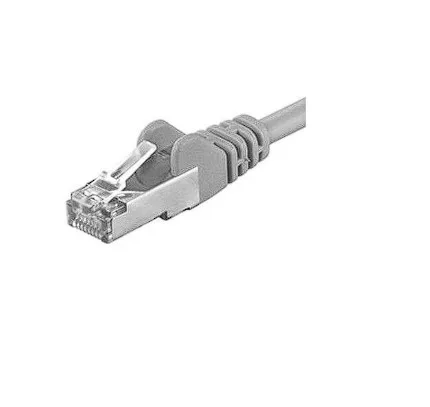 Patchcord SFTP RJ45-RJ45 Cat.6A, 0.25m, gri, "SFTP-6A-0.25-G" (timbru verde 0.08 lei)