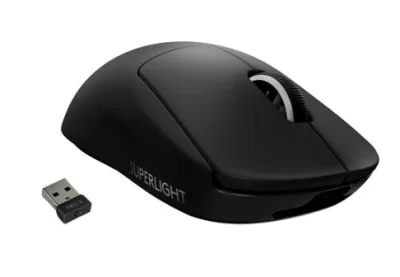 LOGITECH PRO X SUPERLIGHT Wireless Gaming Mouse BLACK EWR2 "910-005881"  (timbru verde 0.18 lei)