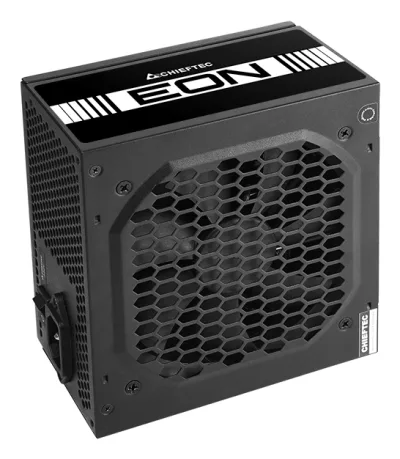 SURSA Chieftec "EON", 500W,  certificare 80 Plus , non-modular,  fan 120mm, negru, "ZPU-500S" (timbru verde 2 lei)