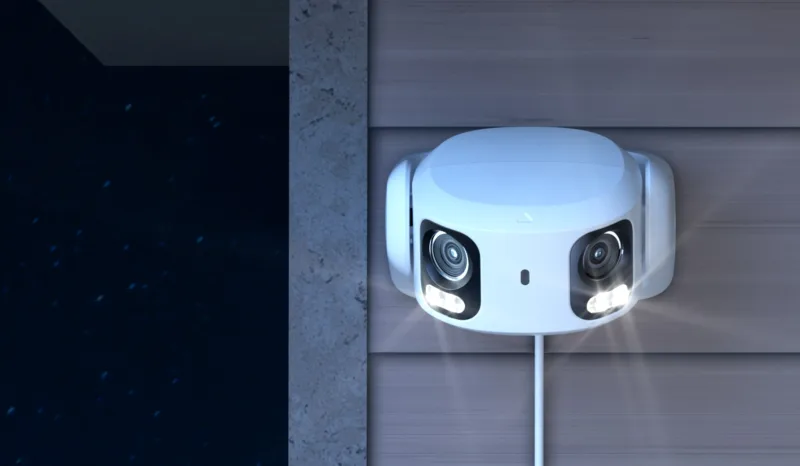Camera de supraveghere Panoramic Reolink RP-PCT16MD; enzor:1/2.65" CMOS Sensor Rezolutie video: 16 Megapixeli(7680x2160 pixeli) Cadre/secunda:30 FPS Lentila fixa: 2.8mm - Panaromic 180° Dual Lens Unghi de vizualizare: orizontal:  180°/ vertical: 53.8°