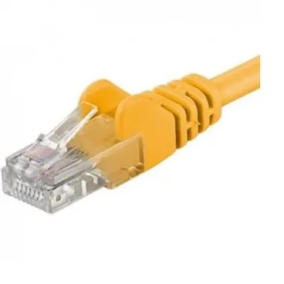 Patchcord UTP RJ45-RJ45 Cat.6, 3m, galben, "UTP-6-3-Y" (timbru verde 0.08 lei)