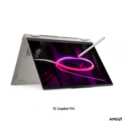 Laptop Consumer Lenovo Yoga 7 2-in-1 16AGP11 Copilot+ PC, cu procesor Ryzen AI 7 445, 16'' OLED, 24 GB LPDDR5x, 1 TB, AMD Radeon 840M, Fara OS, 3 ani Garantie