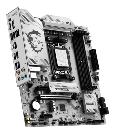 Placa de baza MSI B850M GAMING PLUS WIFI6E, AM5, DDR5, BT, mATX, Alb 911-7E81-002 "B850M GAMING PLUS WIFI6E"