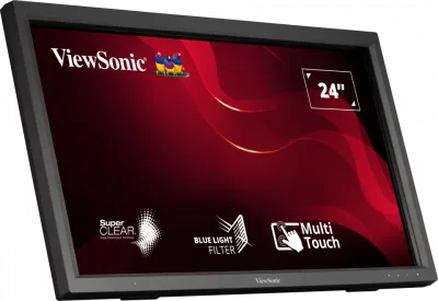 Monitor Consumer ViewSonic TD2423, 24", 1920 x 1080 pixeli, Touchscreen, Black, 3 ani Garantie