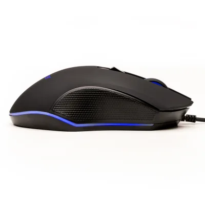 MOUSE  Spacer - gaming, gaming, cu fir, USB, optic, 7200 dpi, butoane/scroll 6/1, iluminare, negru, "SP-GM-01" (timbru verde 0.18 lei)