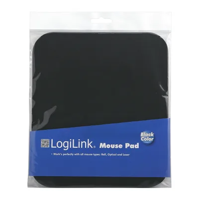 MousePAD LOGILINK, nylon, 250 x 220 x 3 mm, negru, "ID0096"