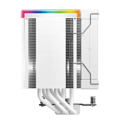 COOLER DeepCool "AK500 DIGITAL PRO WH" skt. Intel si AMD, racire cu aer, vent. 120mm, 500 - 1750 rpm, 5 heatpipes, inaltime 162mm, afisaj digital,"R-AK500-WHAPMN-G"  (timbru verde 0.8 lei)